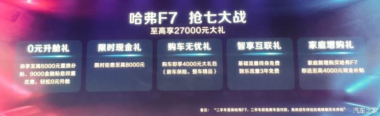 售11.18万元起 哈弗多款车型正式上市