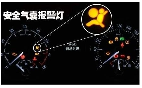 汽车安全气囊指示灯亮起报警是什么原因？安全气囊指示灯亮起不处理可以吗！